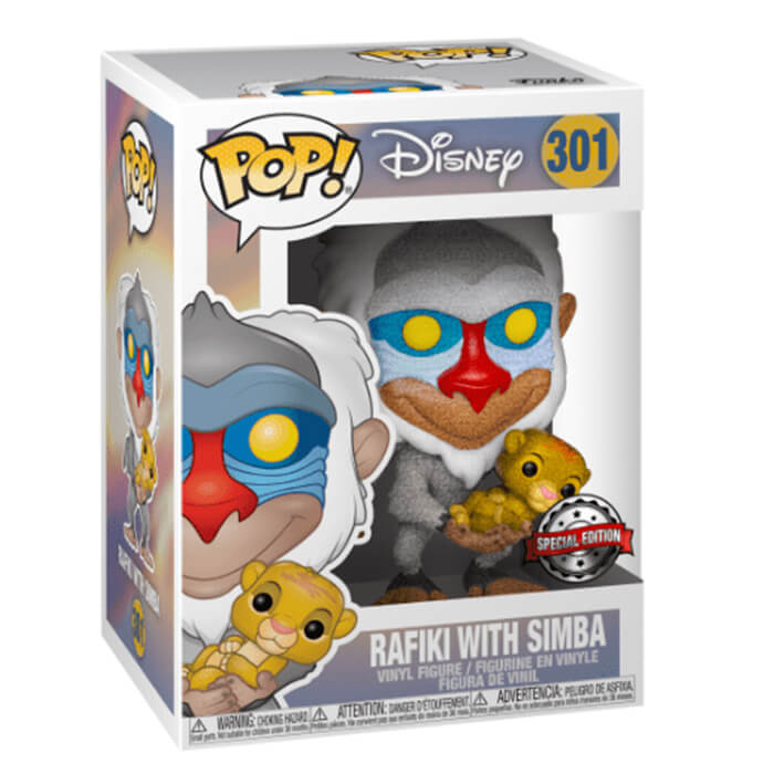 Figurine Pop! Disney - Rafiki avec Simba (301)
