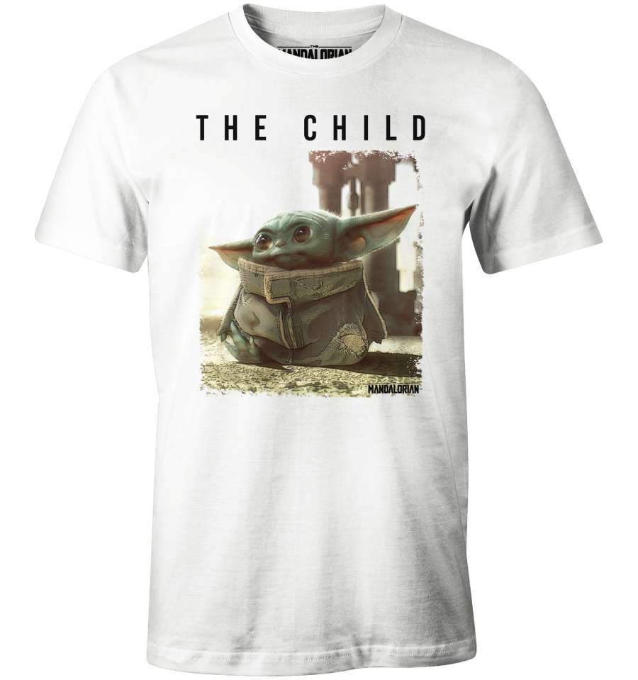 T-Shirt Baby Yoda - Star Wars - Homme - The Child - S, Blanc