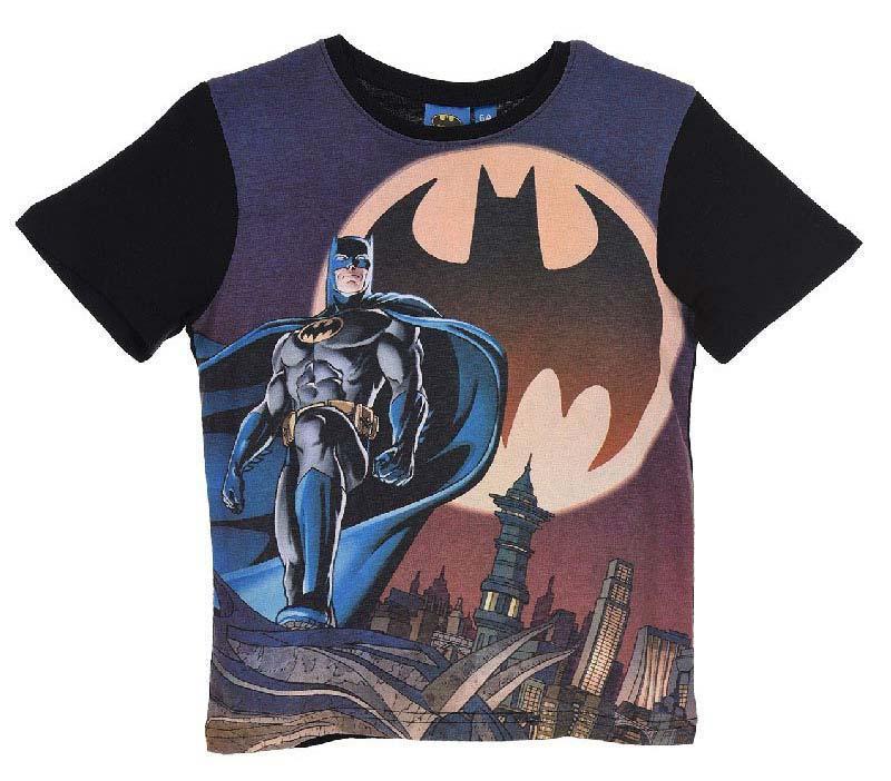 T-Shirt Batman - Enfant - DC Comics - Batsignal - 3 ans, Noir