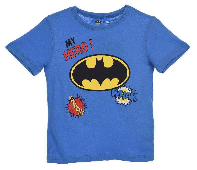 T-Shirt Batman - Enfant - DC Comics - My Hero - 3 ans, Bleu