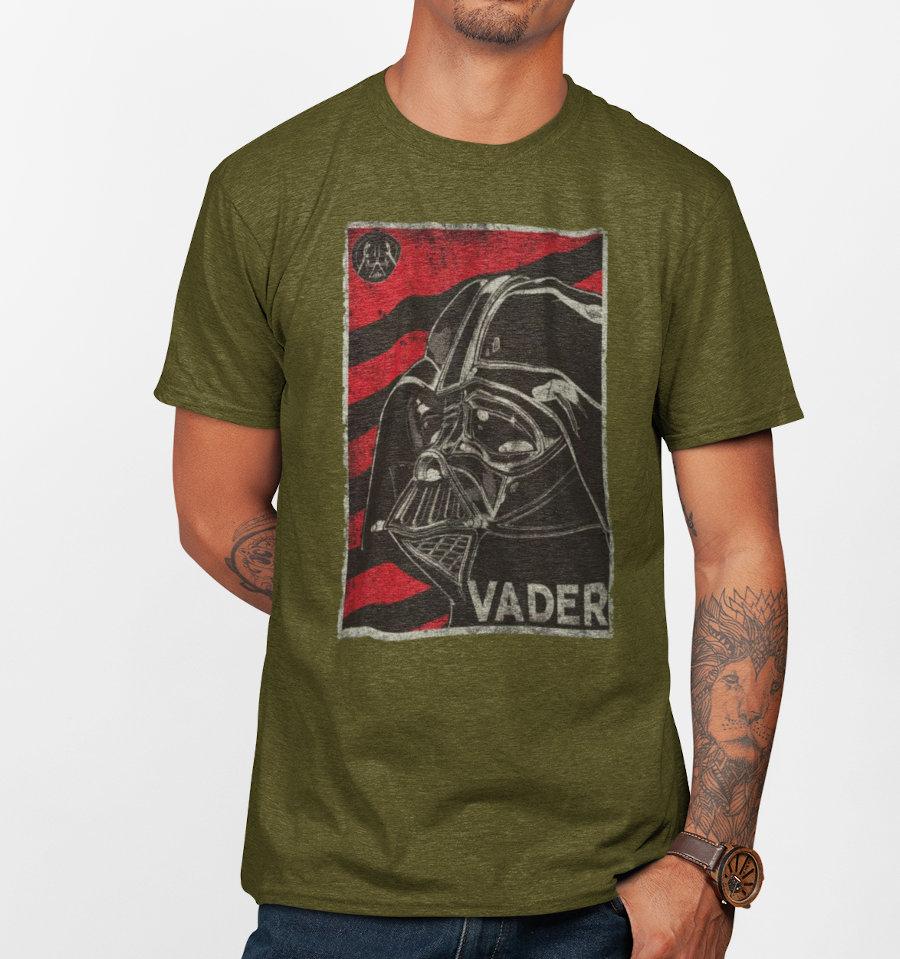 T-Shirt Dark Vador - Star Wars - Homme - Propagande - S, Kaki