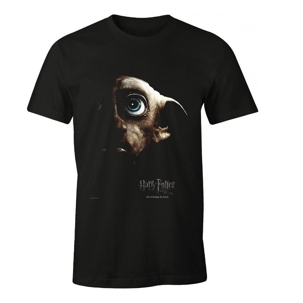 T-Shirt Dobby - Harry Potter - In the Dark - S, Noir