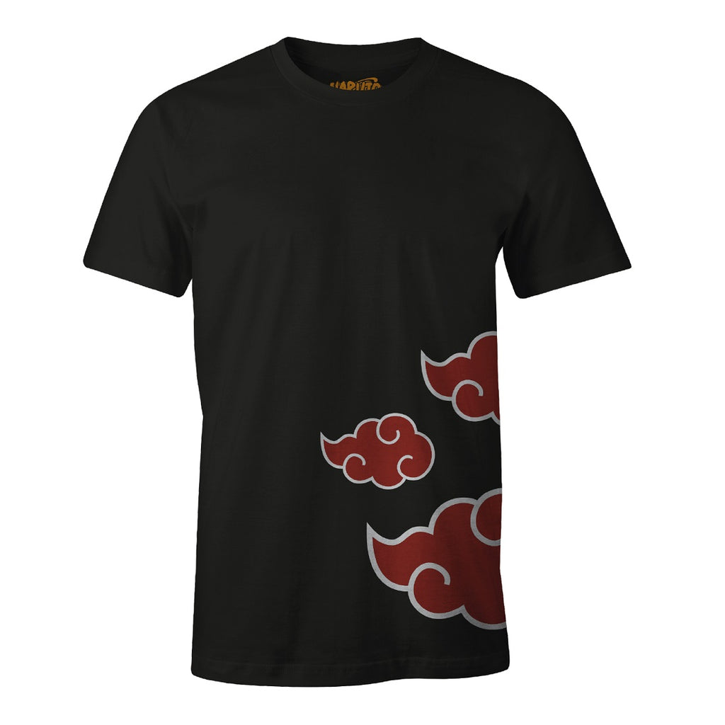 T-Shirt Naruto  - Nuages Akatsuki - S, Noir
