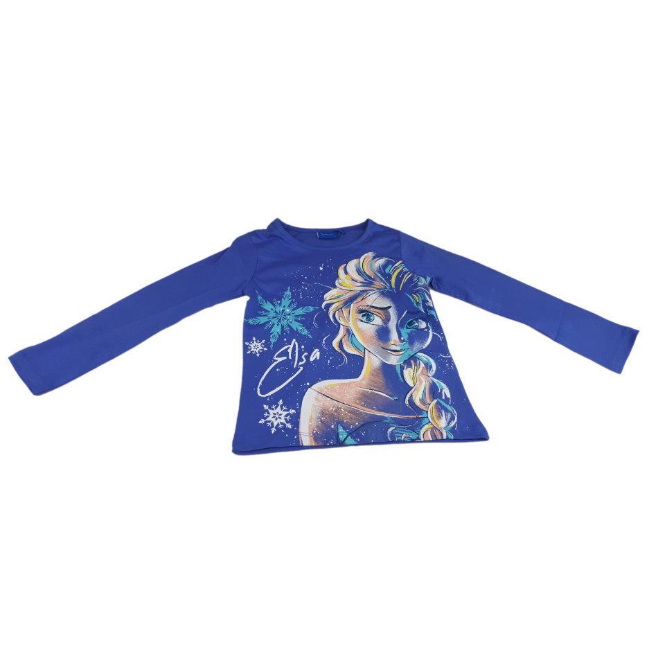 T-Shirt La Reine des Neiges - Enfant - Disney - Elsa - 4 ans, Bleu