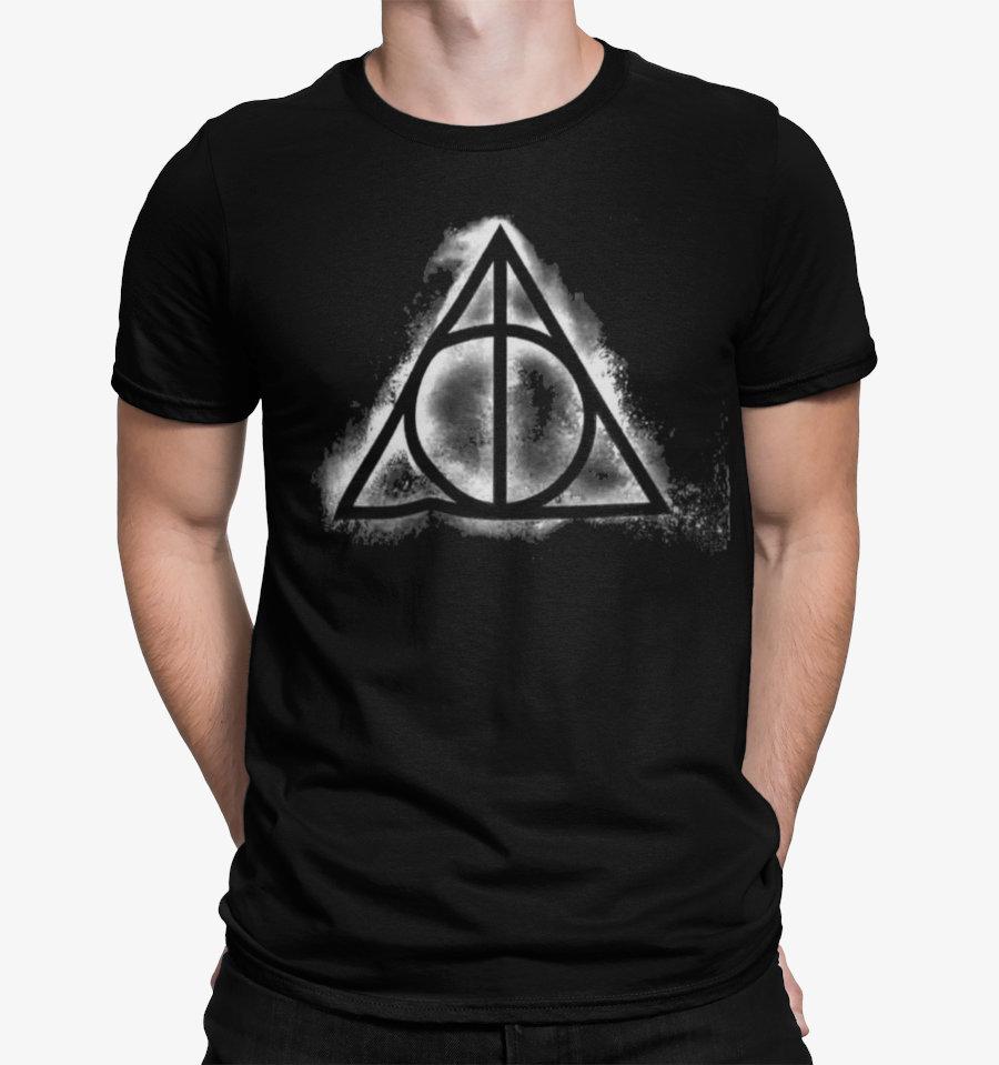 T-Shirt Reliques de la Mort - Harry Potter - Homme - S, Noir