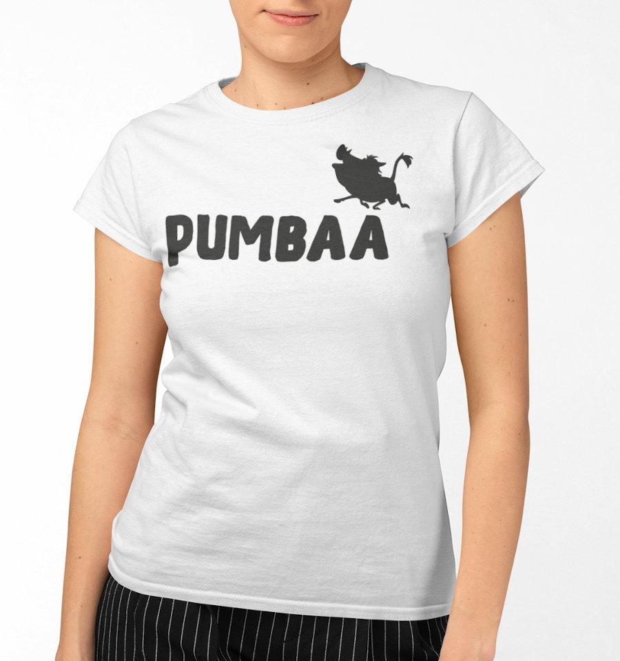 T-Shirt Pumbaa - Femme - Le Roi Lion - Disney - Ambiance - S, Blanc