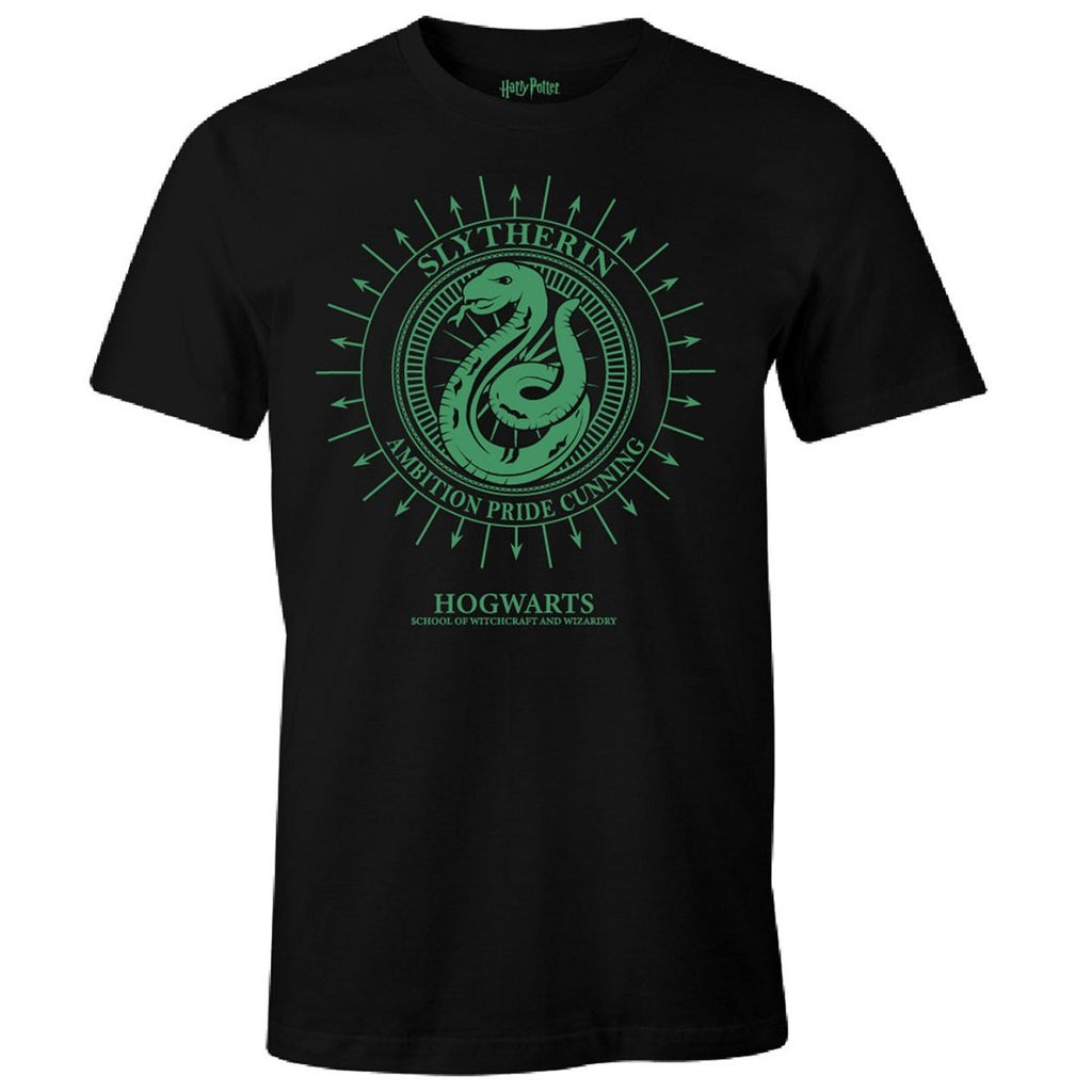 T-Shirt Serpentard - Harry Potter - S, Noir