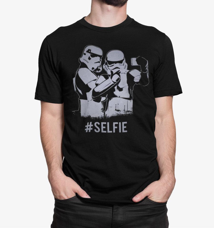 T-Shirt Stormtrooper - Star Wars - Homme - #SELFIE - S, Noir